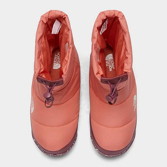 Women’s The North Face Nuptse Après Booties Coral Sunrise/Wild Ginger - NF0A5LWC 660 5 Women’s The North Face Nuptse Après Booties Coral Sunrise/Wild Ginger - NF0A5LWC 660 - Image 5