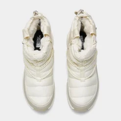 Women's The North Face Thermoball Lace-Up Boots Gardenia White/Silver Grey - NF0A5LWD 100 -Sports Fashion NF0A5LWD 100 P5