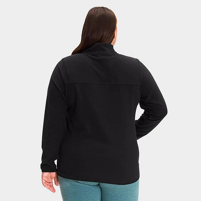 Women’s The North Face TKA Glacier Full-Zip Jacket (Plus Size) TNF Black - NF0A7QIJ 001 2 Women’s The North Face TKA Glacier Full-Zip Jacket (Plus Size) TNF Black - NF0A7QIJ 001 - Image 2