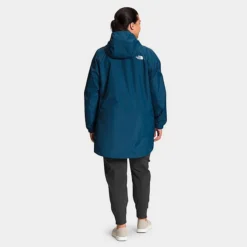 Women's The North Face Antora Parka Jacket (Plus Size) Shady Blue - NF0A7QJO 401 -Sports Fashion NF0A7QJO 401 M3
