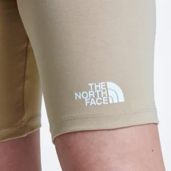 Women's The North Face Logo Biker Shorts Flax - NF0A7SU3 251 -Sports Fashion NF0A7SU3 251 M6