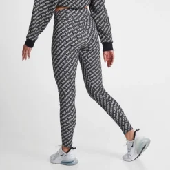 Women's The North Face All-over Print Leggings Black/All-over Print - NF0A7SU4 001 -Sports Fashion NF0A7SU4 001 M4