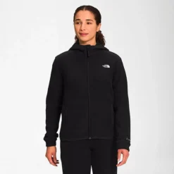 Women's The North Face Alpine Polartec® 200 Full-Zip Hooded Jacket TNF Black - NF0A7UJS 001