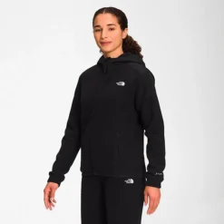 Women's The North Face Alpine Polartec® 200 Full-Zip Hooded Jacket TNF Black - NF0A7UJS 001 -Sports Fashion NF0A7UJS 001 M3