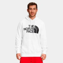 Men's The North Face Half Dome Pullover Hoodie TNF White/TNF Black - NF0A7UNL 100