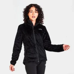 Women's The North Face Osito Full-Zip Jacket Black - NF0A7UQJ 001 -Sports Fashion NF0A7UQJ 001 M3
