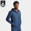 Men's The North Face Mittellegi Full-Zip Hooded Jacket Shady Blue/TNF Black - NF0A7ZHL 401