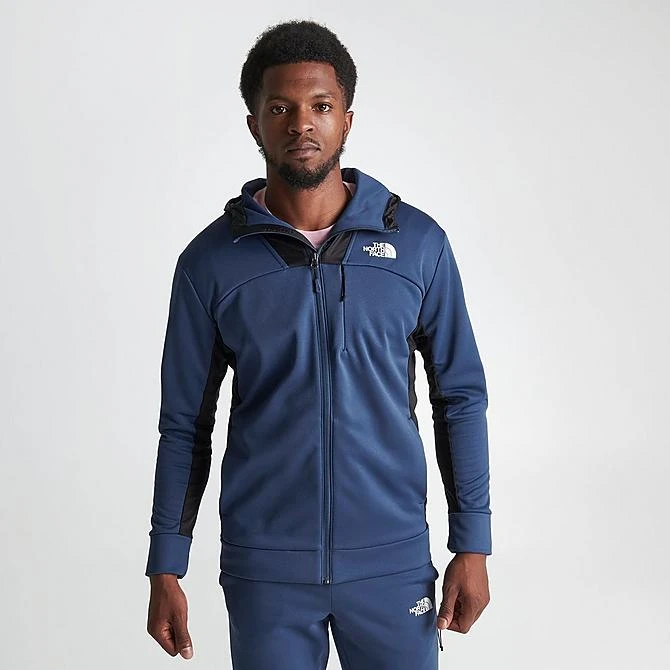 Men's The North Face Mittellegi Full-Zip Hooded Jacket Shady Blue/TNF Black - NF0A7ZHL 401 3 Men's The North Face Mittellegi Full-Zip Hooded Jacket Shady Blue/TNF Black - NF0A7ZHL 401 - Image 3