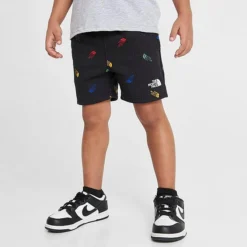 Toddler And Little Kids' The North Face Cotton Summer T-Shirt And Shorts Set TNF Light Grey Heather/Summit Navy - NF0A7ZZM 050 -Sports Fashion NF0A7ZZM 050 M4