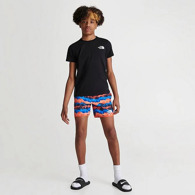 Boys' The North Face Amphibious Class V Shorts Retro Orange Mountain Panorama - NF0A81XO 810 2 Boys' The North Face Amphibious Class V Shorts Retro Orange Mountain Panorama - NF0A81XO 810 - Image 2