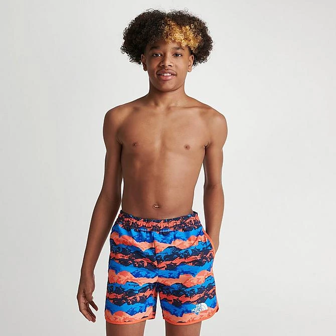 Boys' The North Face Amphibious Class V Shorts Retro Orange Mountain Panorama - NF0A81XO 810 3 Boys' The North Face Amphibious Class V Shorts Retro Orange Mountain Panorama - NF0A81XO 810 - Image 3