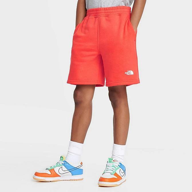 Boys' The North Face Camp Fleece Shorts Retro Orange - NF0A81XQ 810 1 Boys' The North Face Camp Fleece Shorts Retro Orange - NF0A81XQ 810