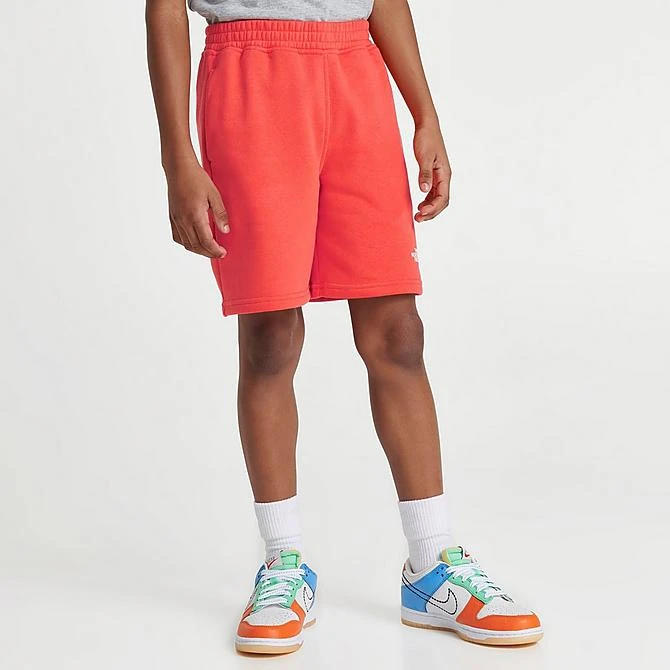 Boys' The North Face Camp Fleece Shorts Retro Orange - NF0A81XQ 810 3 Boys' The North Face Camp Fleece Shorts Retro Orange - NF0A81XQ 810 - Image 3