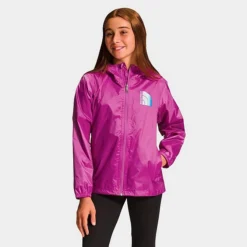 Girls' The North Face Zipline Rain Jacket Purple Cactus Flower - NF0A82RW 520