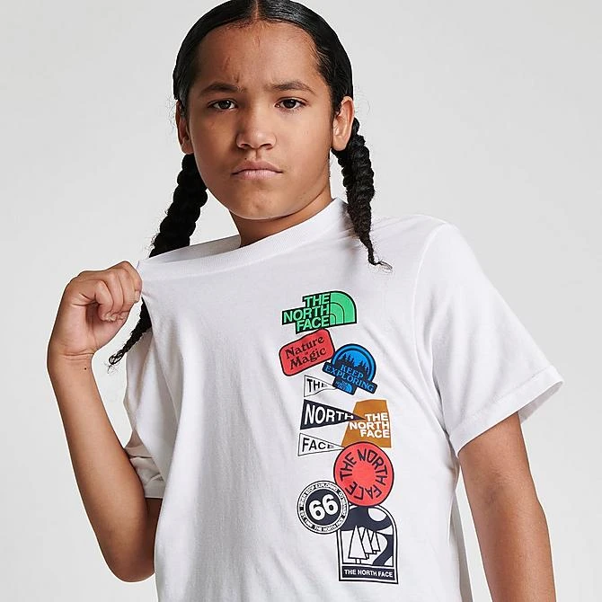 Kids' The North Face Graphic T-Shirt TNF White/LED Yellow/TNF Black - NF0A82T8 100 5 Kids' The North Face Graphic T-Shirt TNF White/LED Yellow/TNF Black - NF0A82T8 100 - Image 5