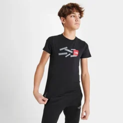 Kids' The North Face Sticker Toss T-Shirt Black - NF0A83E1 001 -Sports Fashion NF0A83E1 001 M3