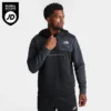Men's The North Face Kaveh Quarter-Zip Hoodie Black/Grey - NF0A83G9 001