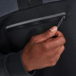 Men's The North Face Kaveh Quarter-Zip Hoodie Black/Grey - NF0A83G9 001 -Sports Fashion NF0A83G9 001 M6