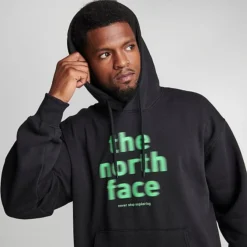 Men's The North Face NSE Glitched Graphic Hoodie Black/Green - NF0A84GE 001 -Sports Fashion NF0A84GE 001 M5