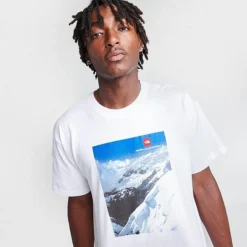 Men's The North Face NSE Summit Graphic T-Shirt White - NF0A84GS 100 -Sports Fashion NF0A84GS 100 M5