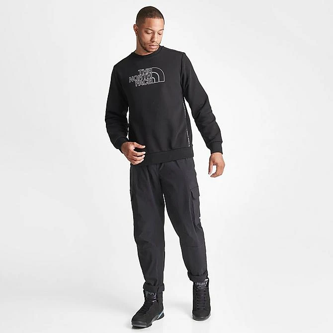 Men's The North Face Changala Crew Sweatshirt TNF Black - NF0A857A 001 2 Men's The North Face Changala Crew Sweatshirt TNF Black - NF0A857A 001 - Image 2