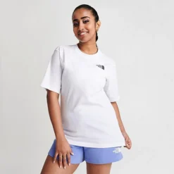 Women's The North Face Half Dome Box Rotate T-Shirt White/Multi - NF0A858L 100 -Sports Fashion NF0A858L 100 M3