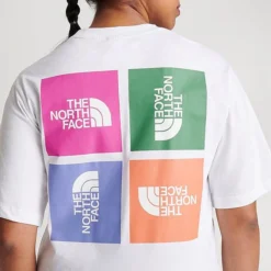 Women's The North Face Half Dome Box Rotate T-Shirt White/Multi - NF0A858L 100 -Sports Fashion NF0A858L 100 M6