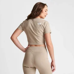 Women's The North Face Graphic Cropped T-Shirt Flax - NF0A859C 251 9 Women's The North Face Graphic Cropped T-Shirt Flax - NF0A859C 251 -Sports Fashion NF0A859C 251 M4