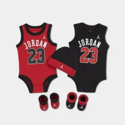 Nike Infant Jordan Jersey 5-Piece Box Set Black/Red - NJ0340 R78