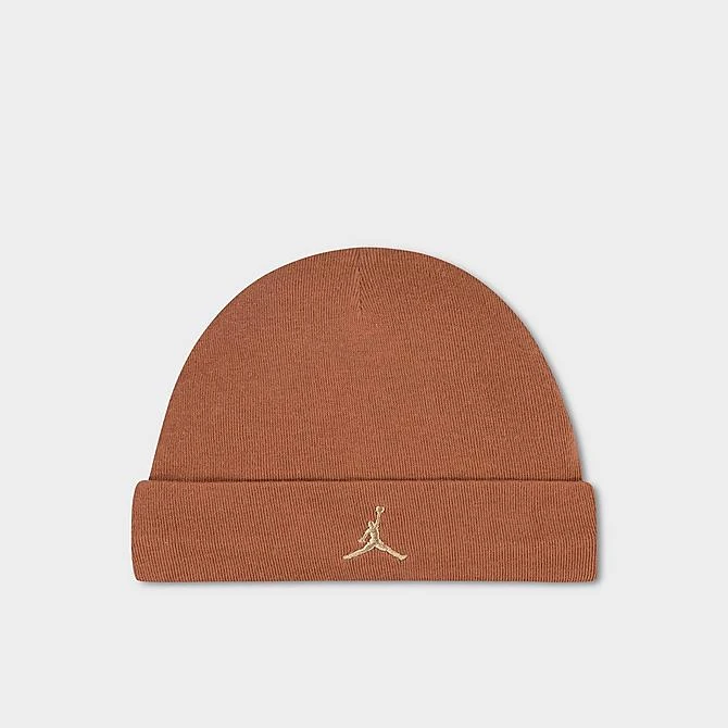 Nike Infant Jordan Varsity Logo Bodysuit, Hat And Bib Gift Box Set (3-Piece) Light Brown/Wheat - NJ0610 X0L 4 Nike Infant Jordan Varsity Logo Bodysuit, Hat And Bib Gift Box Set (3-Piece) Light Brown/Wheat - NJ0610 X0L - Image 4