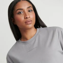 Women's Pink Soda Sport Rose Crop T-Shirt Dusty Rose - PSW11654 040 -Sports Fashion PSW11654 040 M5