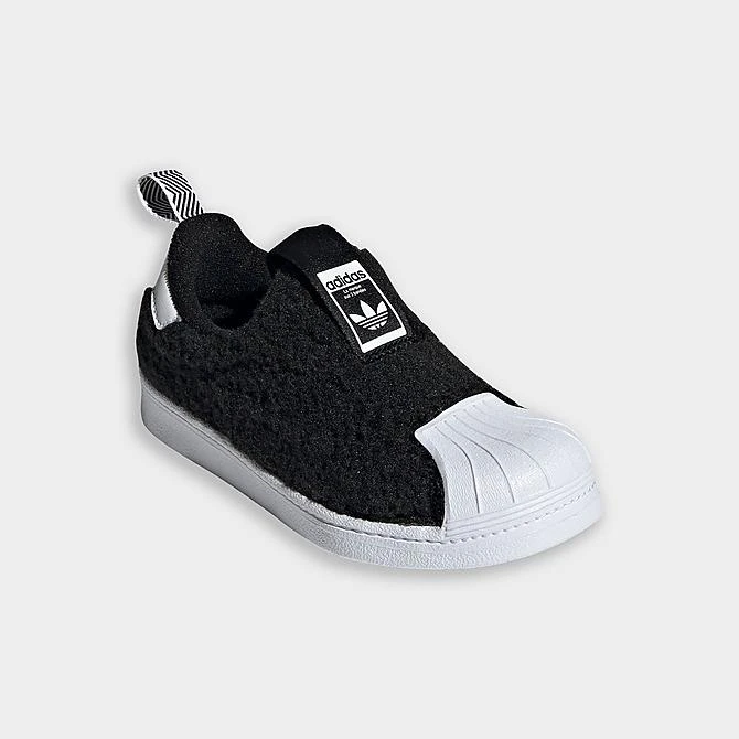 Little Kids' Adidas Originals Superstar 360 Slip-On Casual Shoes Black/Black/White - Q46315 001 2 Little Kids' Adidas Originals Superstar 360 Slip-On Casual Shoes Black/Black/White - Q46315 001 - Image 2