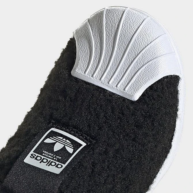 Little Kids' Adidas Originals Superstar 360 Slip-On Casual Shoes Black/Black/White - Q46315 001 3 Little Kids' Adidas Originals Superstar 360 Slip-On Casual Shoes Black/Black/White - Q46315 001 - Image 3