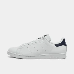 Women's Adidas Originals Stan Smith Casual Shoes Synthetic White/Collegiate Navy - Q47224 100