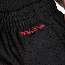 Women's Mitchell & Ness Chicago Bulls NBA 1997-98 Swingman Shorts Black - REL18067 BLK -Sports Fashion REL18067 BLK M6