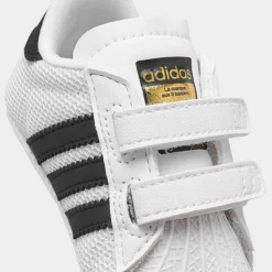Infant Adidas Originals Superstar Crib Shoes Cloud White/Core Black/Cloud White - S79916 WBL -Sports Fashion S79916 WBL P3