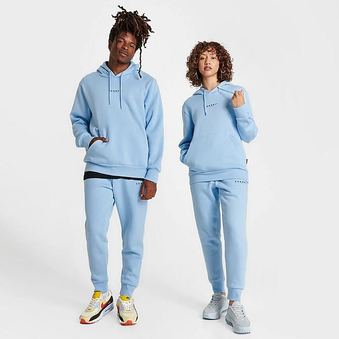 Sonneti London Hoodie Carolina Blue/Black - SNM12525 100 2 Sonneti London Hoodie Carolina Blue/Black - SNM12525 100 - Image 2