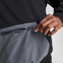 Men's Sonneti London Reward Pullover Hoodie Black/Grey - SNM13177 090 -Sports Fashion SNM13177 090 M6