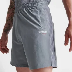 Men's Sonneti Sport Riley Shorts Grey - SSM10004 030 -Sports Fashion SSM10004 030 M5