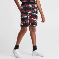 Kids' Supply & Demand Graffiti Shorts Black/Red - SUJ16544 090 -Sports Fashion SUJ16544 090 M3