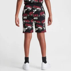 Kids' Supply & Demand Graffiti Shorts Black/Red - SUJ16544 090 -Sports Fashion SUJ16544 090 M4