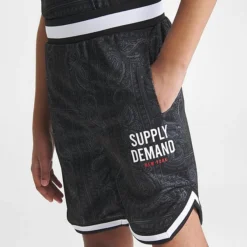 Boys' Supply & Demand Paisley Basketball Shorts Black - SUJ16556 090 10 Boys' Supply & Demand Paisley Basketball Shorts Black - SUJ16556 090 -Sports Fashion SUJ16556 090 M5