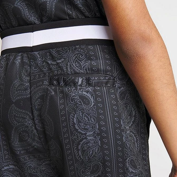 Boys' Supply & Demand Paisley Basketball Shorts Black - SUJ16556 090 6 Boys' Supply & Demand Paisley Basketball Shorts Black - SUJ16556 090 - Image 6