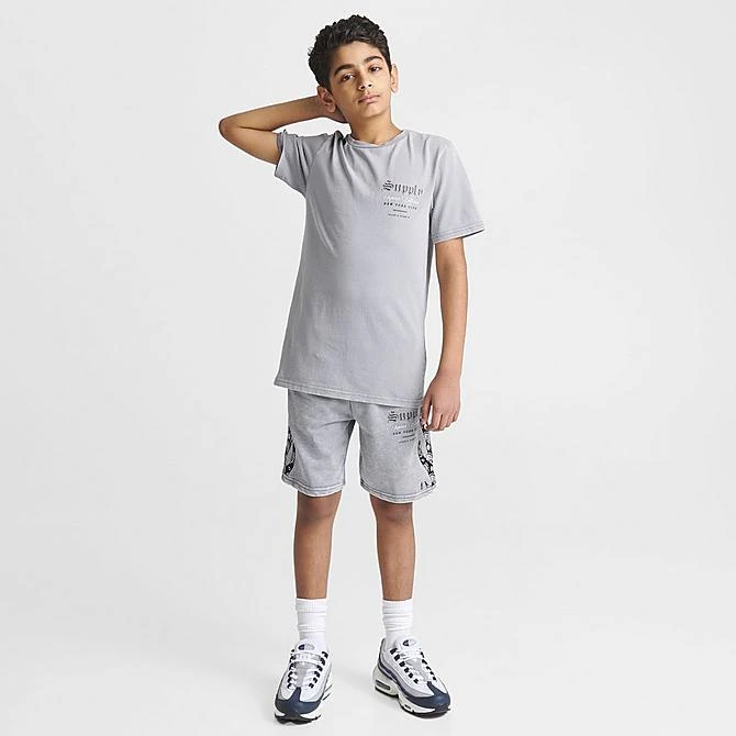 Boys' Supply & Demand Acid Wash T-Shirt Grey - SUJ16579 040 2 Boys' Supply & Demand Acid Wash T-Shirt Grey - SUJ16579 040 - Image 2