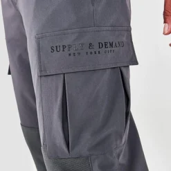 Men's Supply & Demand Oxy Cargo Pants Dark Grey - SUM15331 040 -Sports Fashion SUM15331 040 M5