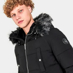 Pink Soda Sport Men's Supply & Demand Brisk Full-Zip Puffer Jacket Black/Black - SUM15475 090 -Sports Fashion SUM15475 090 M5