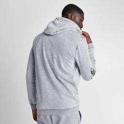 Men's Supply & Demand Acid Flame Graphic Pullover Hoodie Mid Grey - SUM16347 030 -Sports Fashion SUM16347 030 M4
