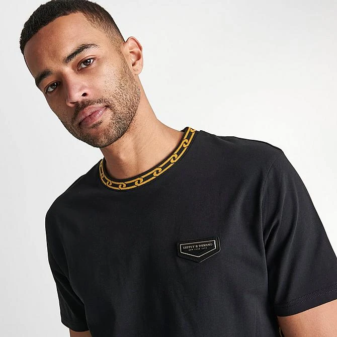Men's Supply & Demand OG Bling T-Shirt Black/Gold - SUM16441 090 5 Men's Supply & Demand OG Bling T-Shirt Black/Gold - SUM16441 090 - Image 5