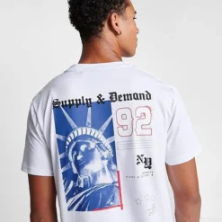 Men's Supply & Demand State Side T-Shirt White - SUM16463 010 -Sports Fashion SUM16463 010 M4