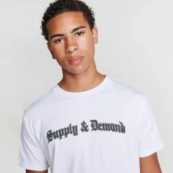 Men's Supply & Demand State Side T-Shirt White - SUM16463 010 -Sports Fashion SUM16463 010 M5
